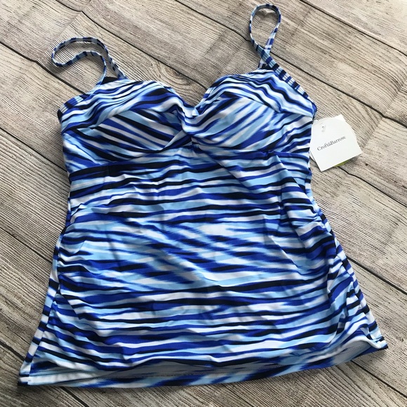 croft and barrow swim tops